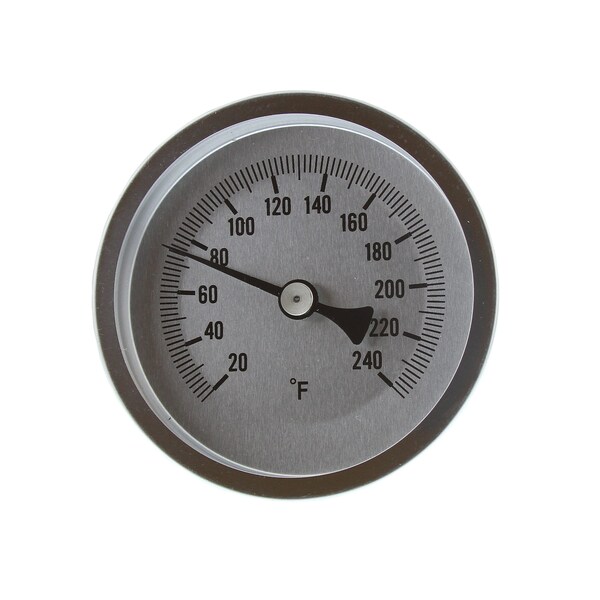 3in. Bi-Metal Dial Thermometer, Back Mount